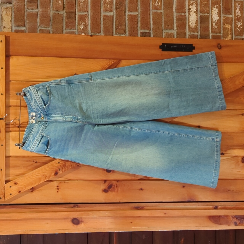 We The Free Blue Wide Leg Jeans